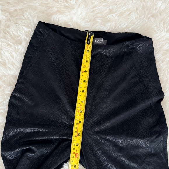 Lysse Black Python Snake Print Full Length Leggings Black Size S $108 - Picture 7 of 8